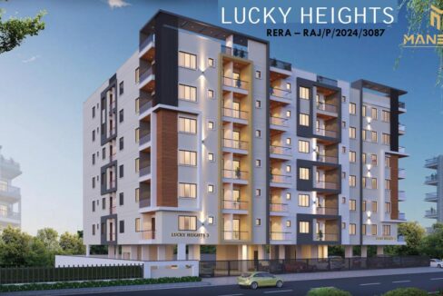3BHK 3Baths Flats/Apartment for Rent in Lucky Heights 3 Mangyawas Jaipur Rajasthan
