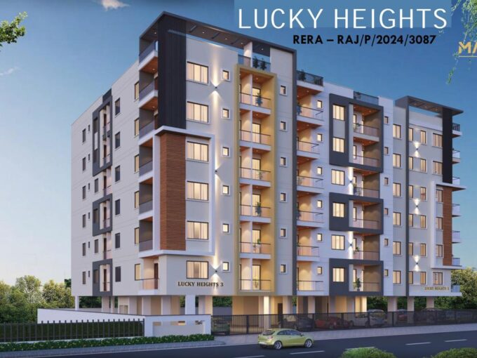 3BHK 3Baths Flats/Apartment for Rent in Lucky Heights 3 Mangyawas Jaipur Rajasthan