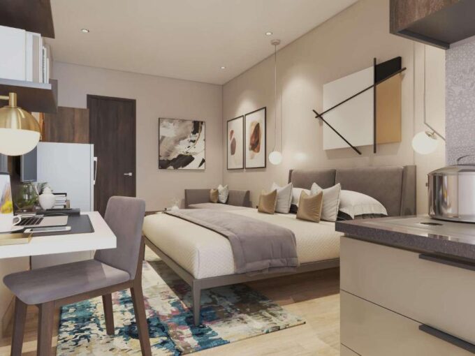 1BHK 1Bath Flats/Apartment for Rent in Urban Suites Jagatpura Jaipur Rajasthan